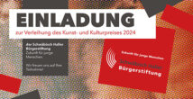 Einladung Preisverleihung Bürgerstiftung
