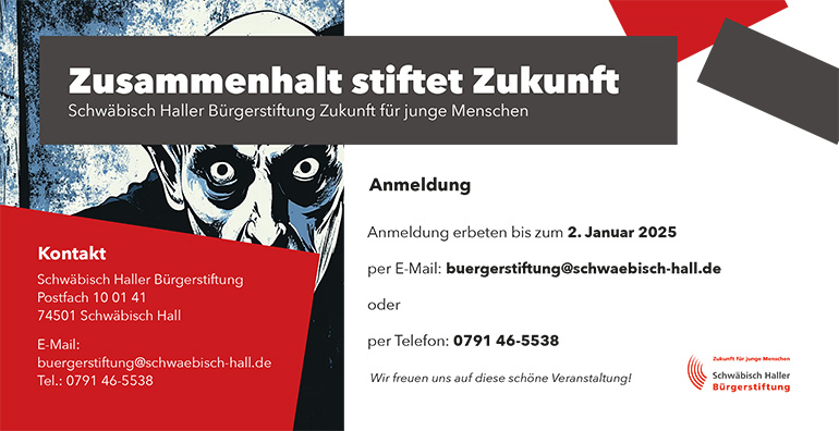 Einladung Bürgerstiftung Schwäbisch Hall Schafstall